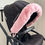 Thumbnail: Strawberry Sorbet Faux Fur Pram Trim