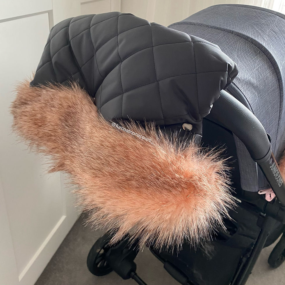 Thumbnail: Vintage Pink Pram Handmuff / Handwarmer