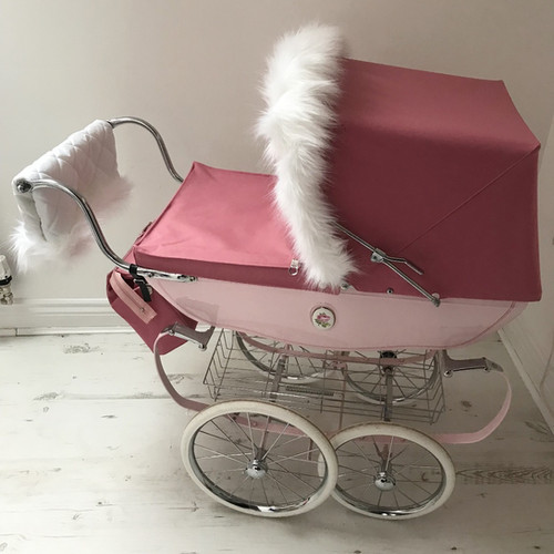 pram hand muff silver cross