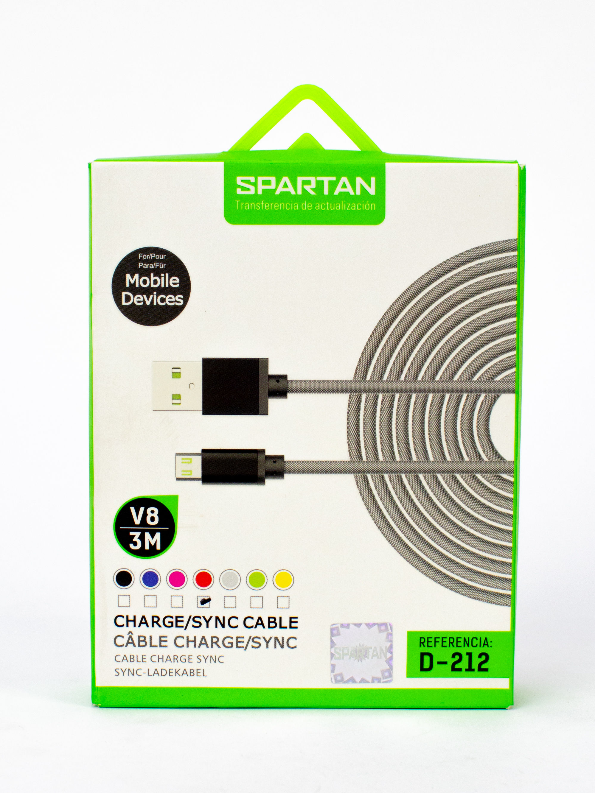 D-212 CABLE SPARTAN D-212 V8 3 METROS SPARTAN
