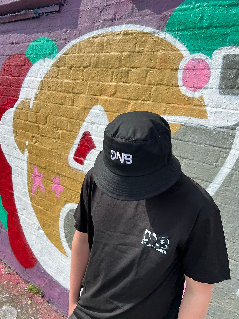 DNB Active Embroidered Logo Bucket Hat