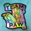 Thumbnail: XL Team Paw Holographic Sticker