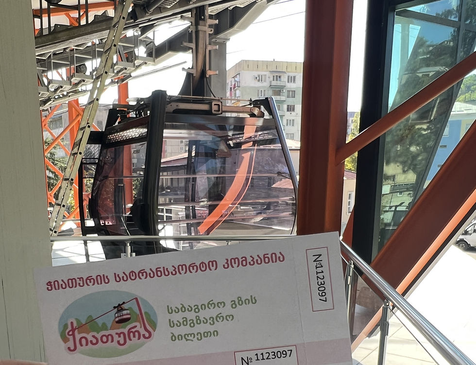 Chiatura Cable car