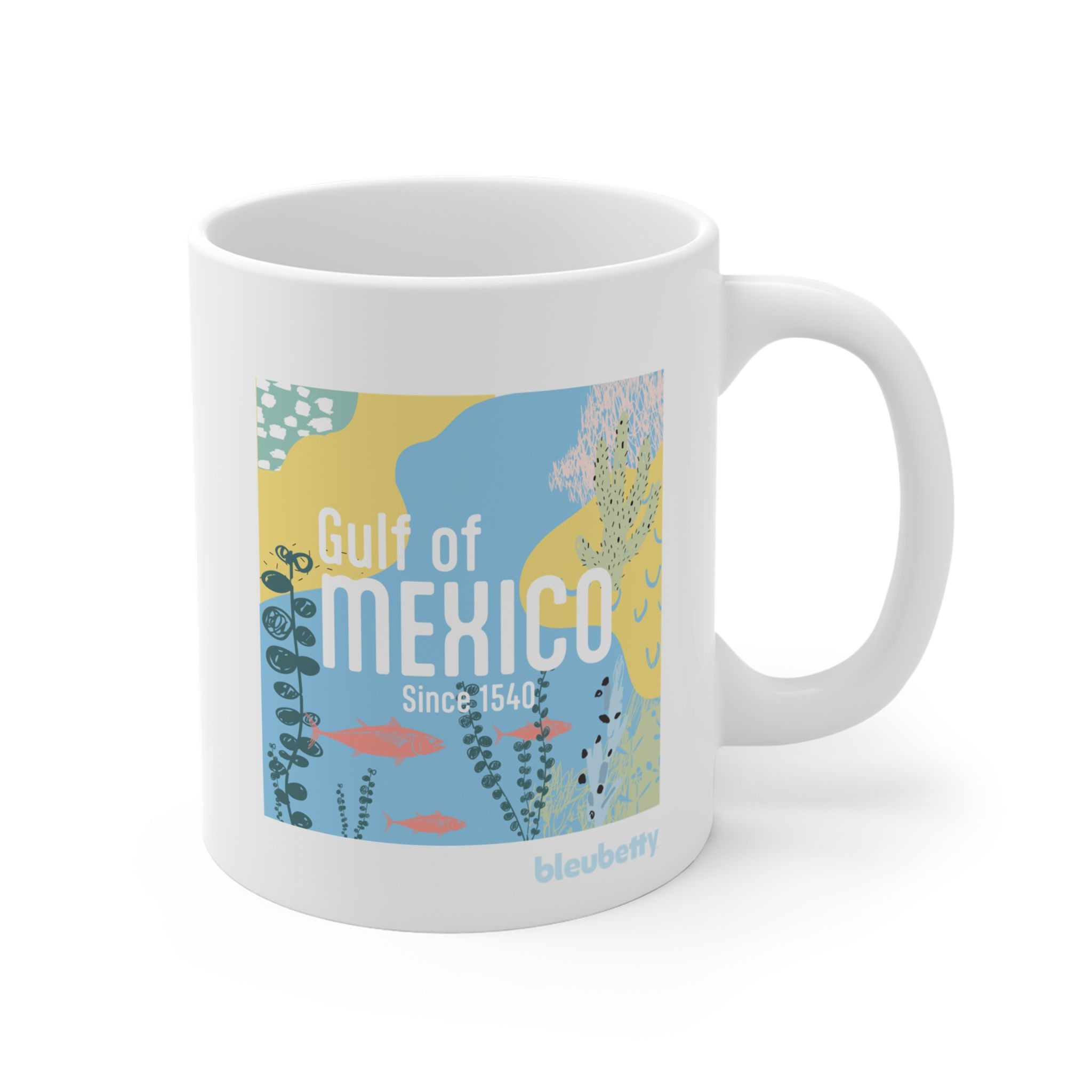 Gulf of Mexico Mug - 11oz Coffee Cup