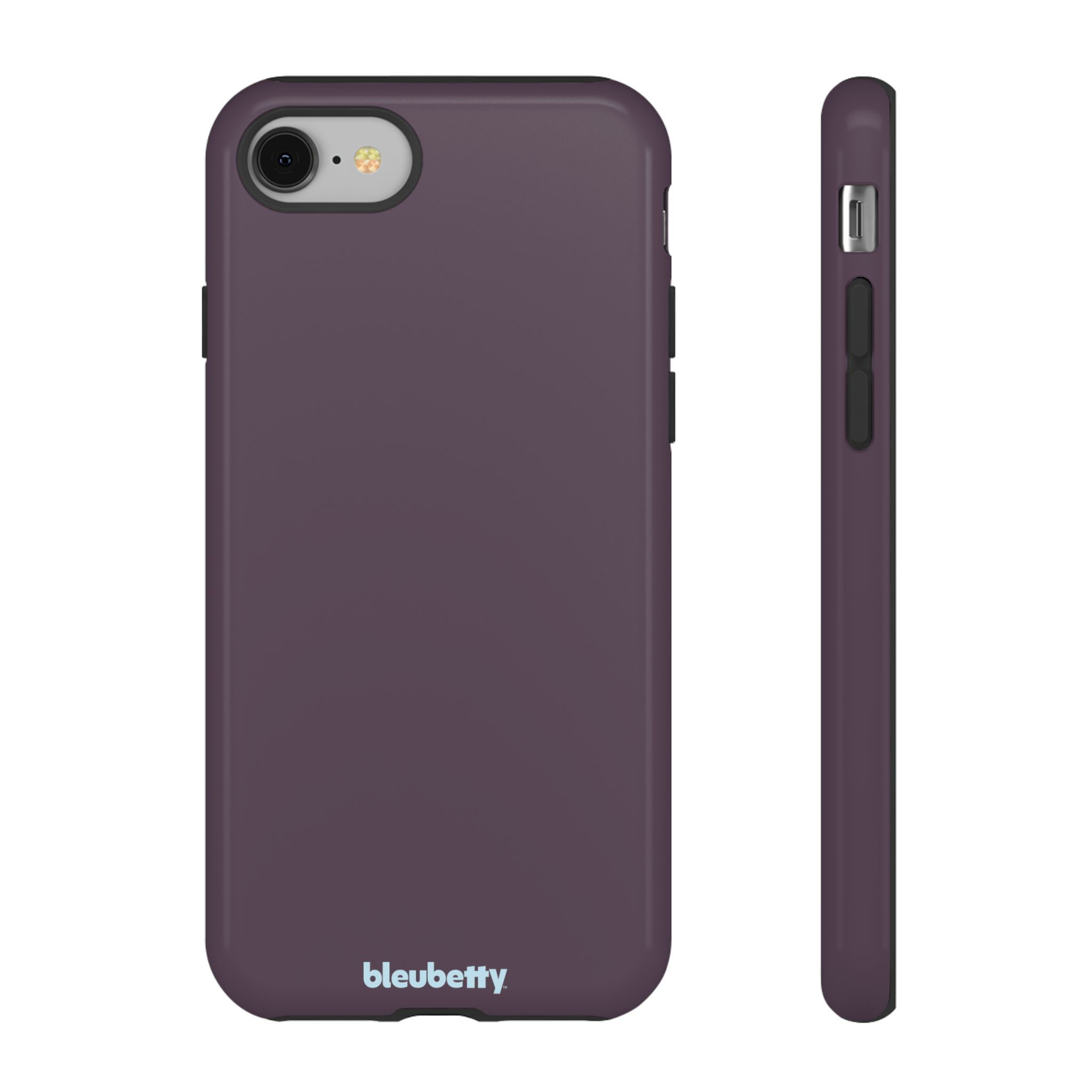 SOLID Eggplant Purple - Tough Phone Cases by Bleubetty
