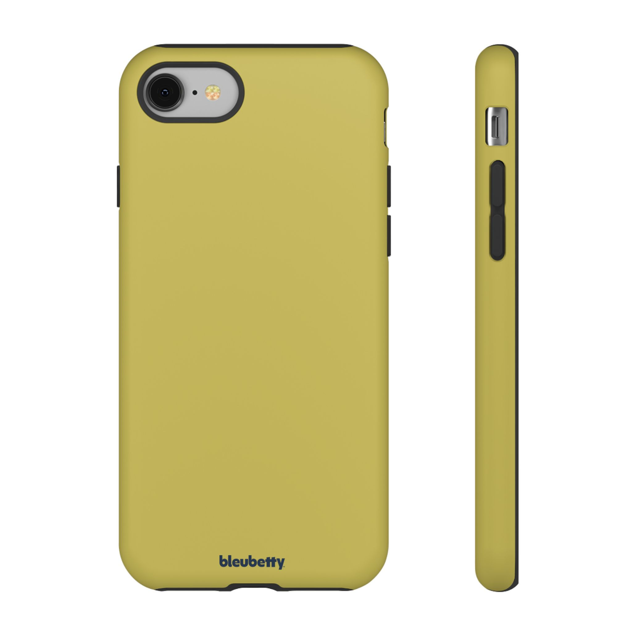 SOLID Mustard Yellow - Tough Phone Cases by Bleubetty