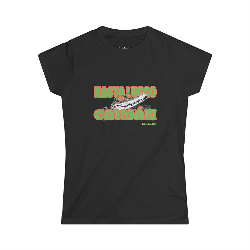 Thumbnail: Later Alligator - Soft Style T-Shirt by Bleubetty