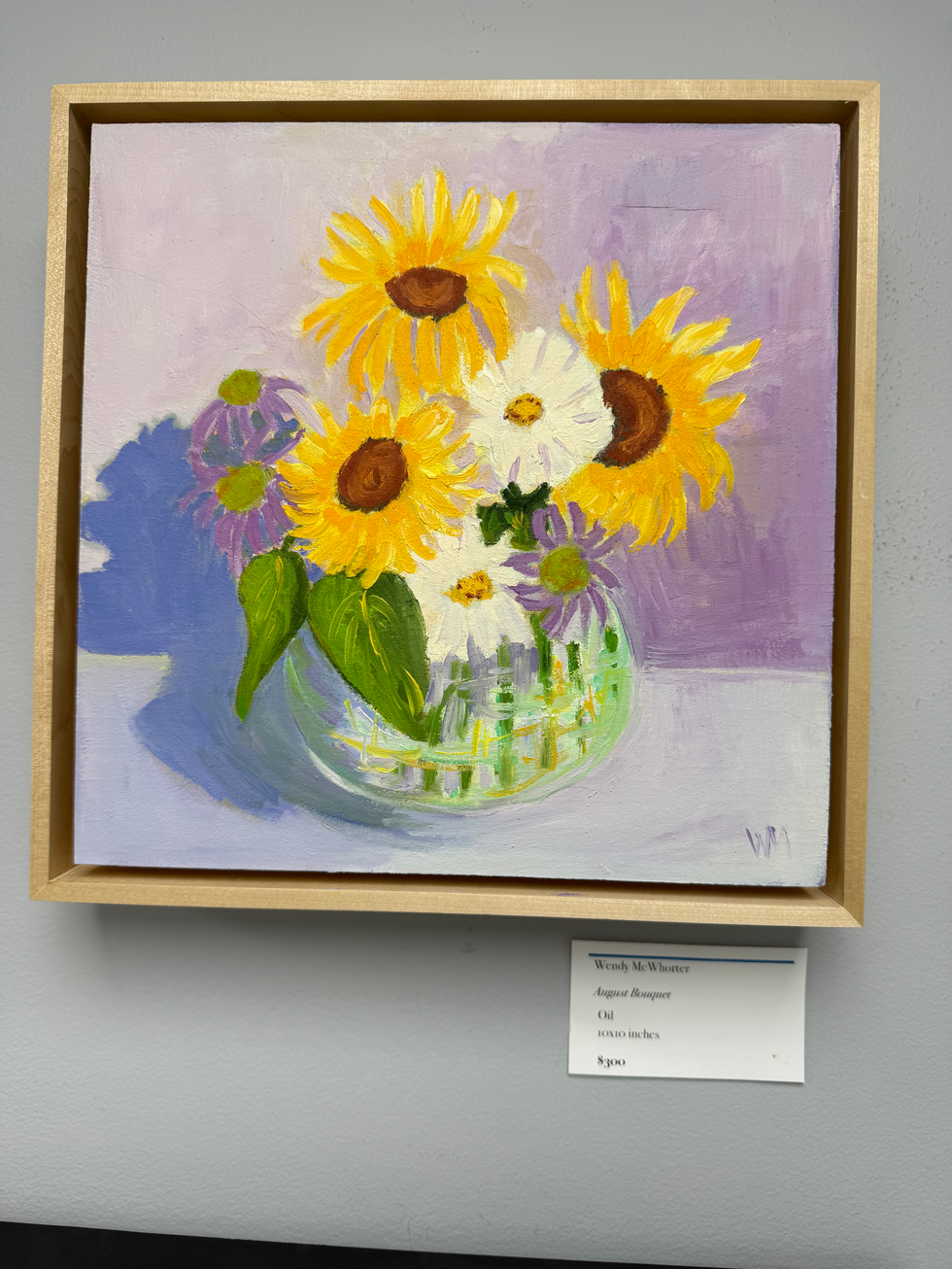Middle: August Bouquet, 10x10, Oil, $300
Right: August Sunflowers, 11x14, Oil, $425
Top: SOLD
Left:Sunflowers @ the Farm, Oil, 11x14, $425