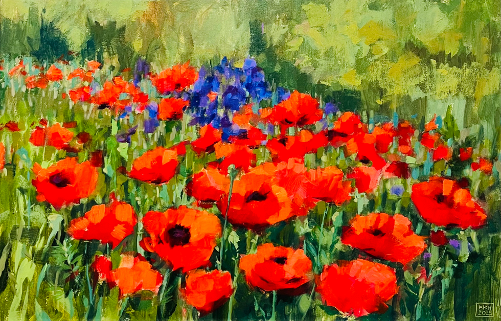 "Love in Full Bloom"
14.5x22, Acrylic
$2,100