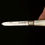 Thumbnail: Antique Mother of Pearl Fruit Knife Sterling Silver Sheffield 1916