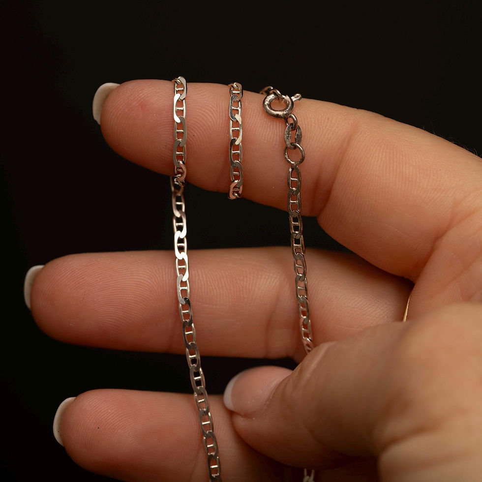 Thumbnail: 18" Chain Options • Sterling Silver & 10k Gold • Add-On or Standalone