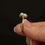 Thumbnail: Vintage 9k Gold Toi Et Moi Pearl Bypass Ring · Double Pearl Design