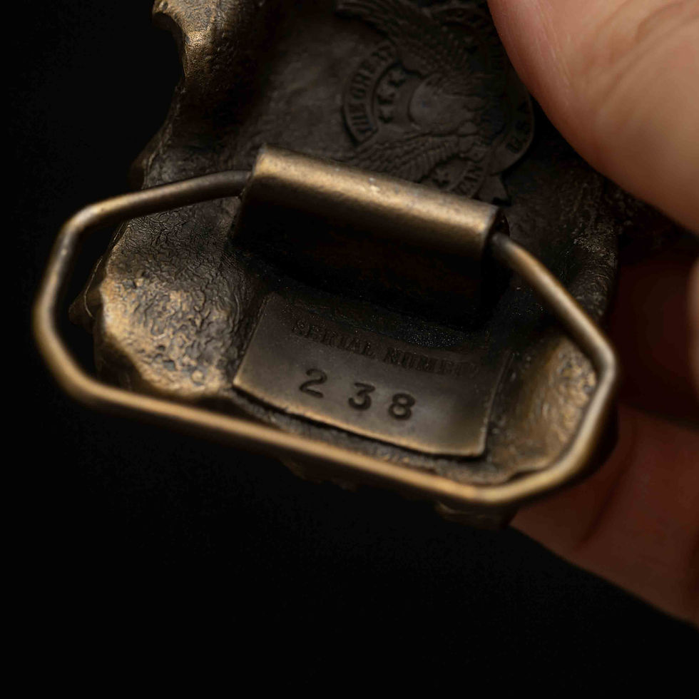 Thumbnail: Vintage Gas Tanker Truck Belt Buckle