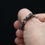 Thumbnail: Silver Fantasy Ring 2 Dragon Head Articulating Linked Together From Their Mouth