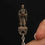 Thumbnail: Antique Apostle Silver Spoon with Moveable Arms - 835 Stamped Rothenburg 1850...