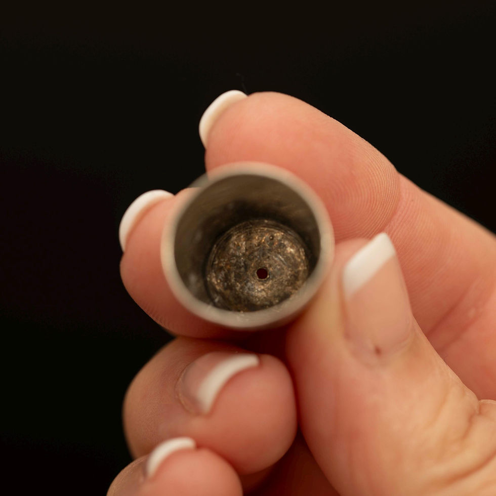 Thumbnail: Antique 1888 Sterling Silver Thimble · Constantine & Floyd · Birmingham