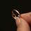 Thumbnail: Vintage 14k Gold Belcher Set Seed Pearl Ring – Size 7, 1.6g