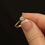Thumbnail: Vintage 18k Gold Solitaire Diamond Ring · Fully Hallmarked · Size 5