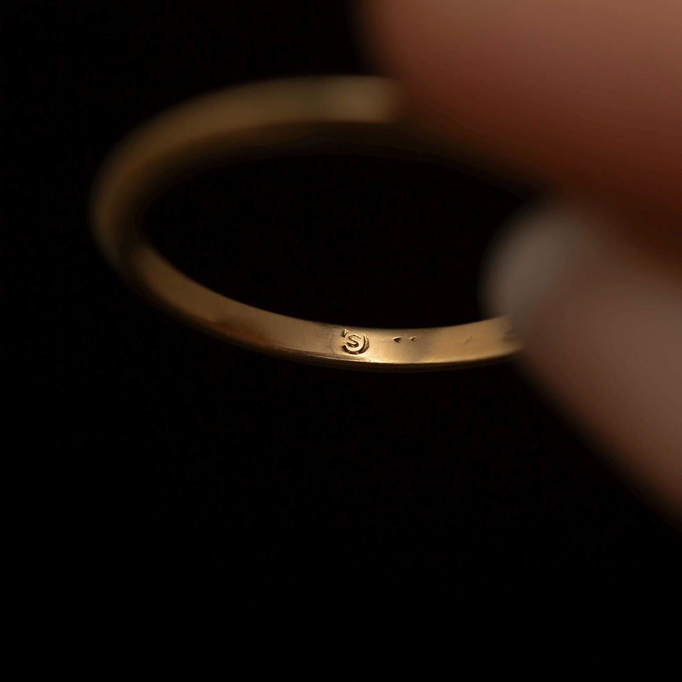 Thumbnail: Vintage 14K Gold Diamond Ring, 1950s Illusion Setting, Two Tone Engagement