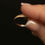 Thumbnail: Vintage 9ct Gold Belcher Set Quartz Solitaire Ring – Size 6.75