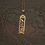 Thumbnail: 18K Gold Egyptian Cartouche Pendant – Hieroglyphic Symbol Necklace