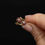 Thumbnail: Vintage 10k Yellow Gold Toi et Moi Ruby Diamond Ring - Size 6