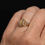 Thumbnail: 10K Gold Class Signet Ring with Eagle In Flight - 1958 Belle Center HS
