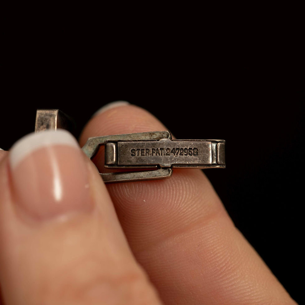 Thumbnail: Sterling silver swivel fitting detail