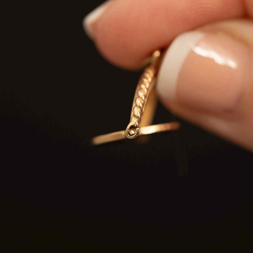 Thumbnail: Vintage 10K Gold I Love You Spinner · Rotating Disc Charm · Romantic Pendant