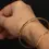 Thumbnail: Estate 9ct Gold Lightweight Rope Twist Bangle Bracelet