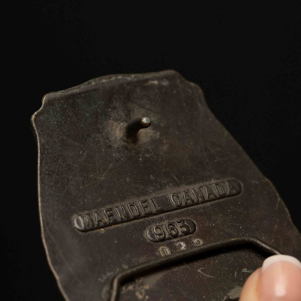 Thumbnail: Vintage Agri-Trade '92 Belt Buckle – John Deere Tractor, Red Deer, Alberta