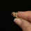 Thumbnail: Vintage 10k Gold Diamond Cluster Ring – 5 Stone, Size 5.25
