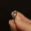 Thumbnail: Antique 18k Gold Victorian Five-Stone Ring with Paste Sapphire and Diamond, S...