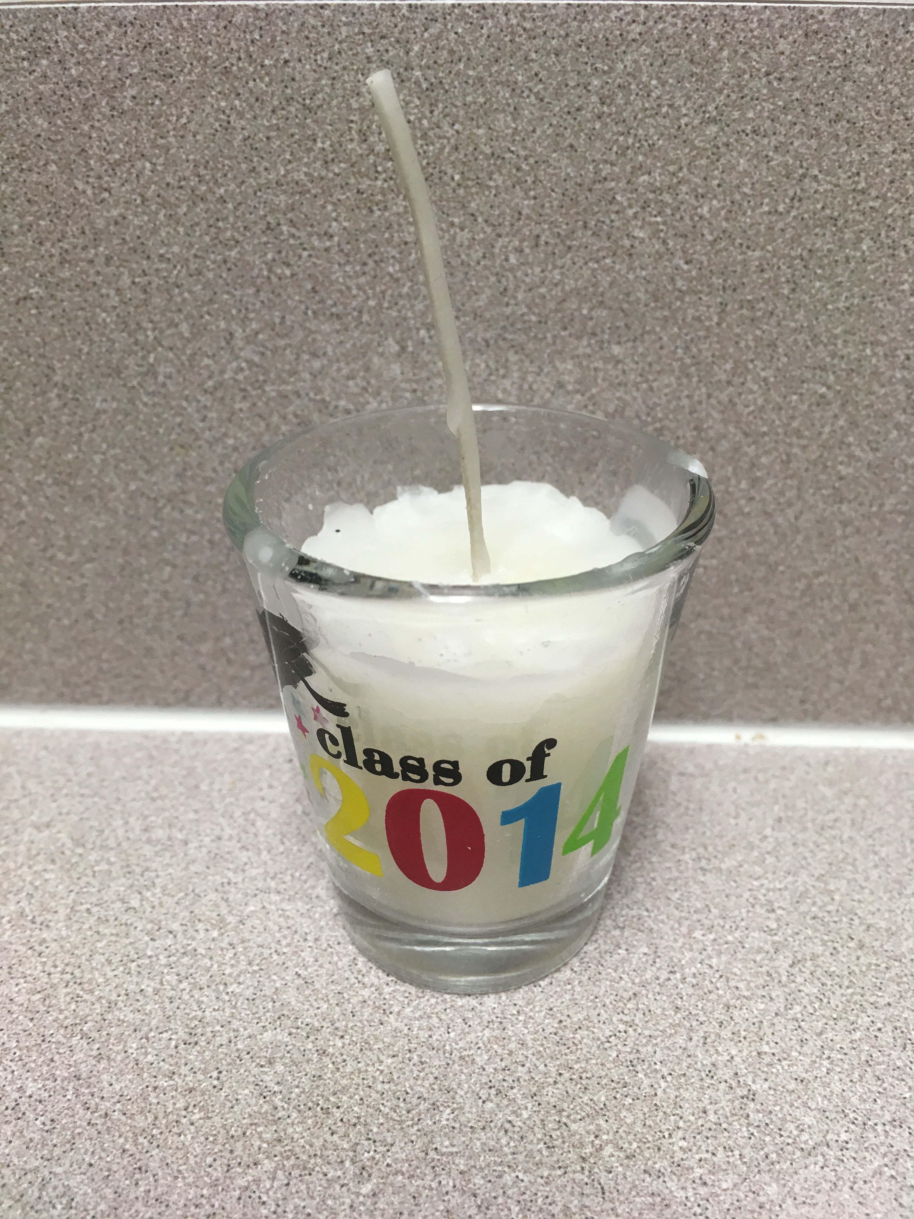 Cookie scented 1oz shot glass candle