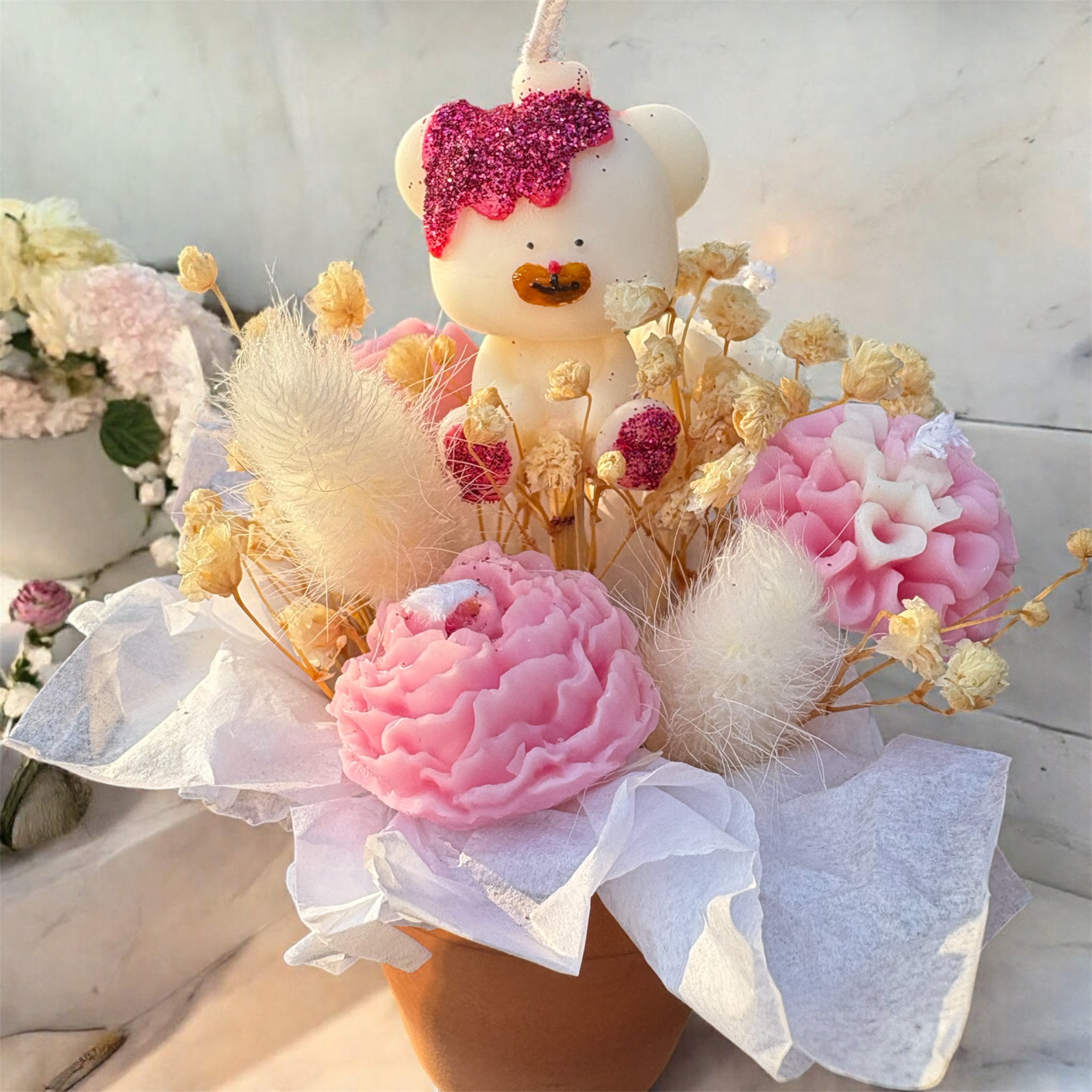 Bouquet ourson
