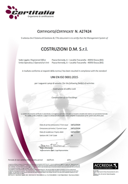 UNI EN ISO 9001:2015