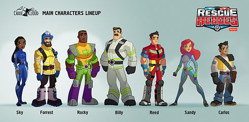 Illustrator and animator creating characters and motion graphics for animated video project