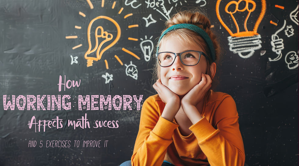 How Working Memory Affects Math Success and 5 Exercises to Improve It