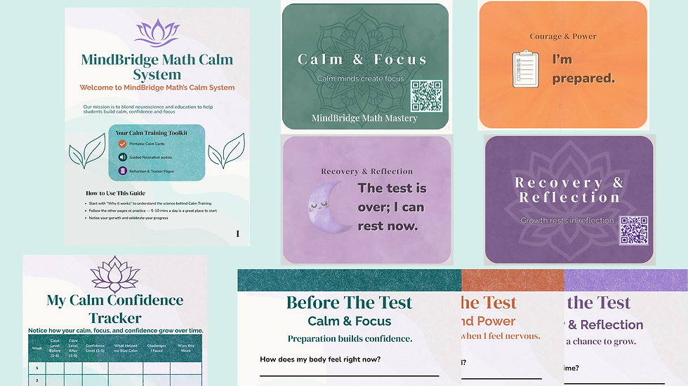 Thumbnail: MindBridge Calm System™ — Digital Test Anxiety Toolkit (PDF)