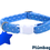Miniatura: Collar para gato con plaquita y broche de seguridad. Plúmbago