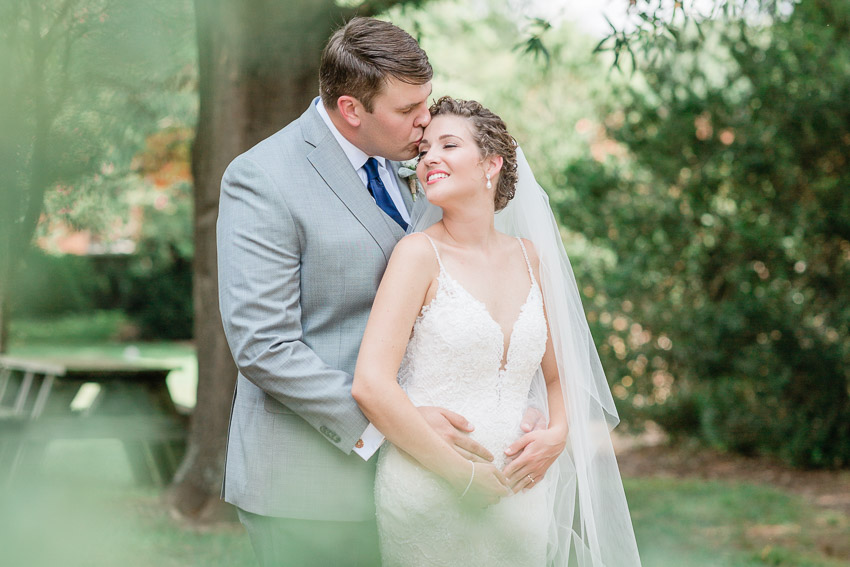 Photo By: Sarah Duke Photography first look with the bride and groom at Hanover Tavern in Mechanicsville Virginia