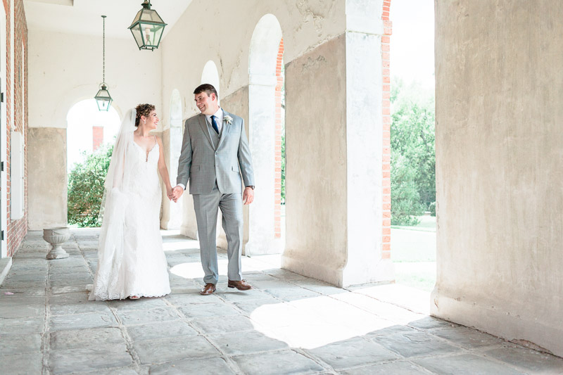 Photo By: Sarah Duke Photography first look with the bride and groom at Hanover Tavern in Mechanicsville Virginia