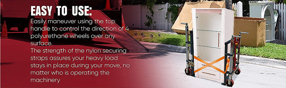 Thumbnail: Hydraulic Furniture and Machinery Mover, 4000 lbs (Set of 2)