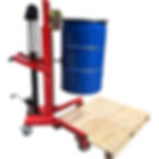 Thumbnail: Hydraulic Drum Lifter & Transporter, 990 lb. Cap., for 30/55/85 Gallon Drums