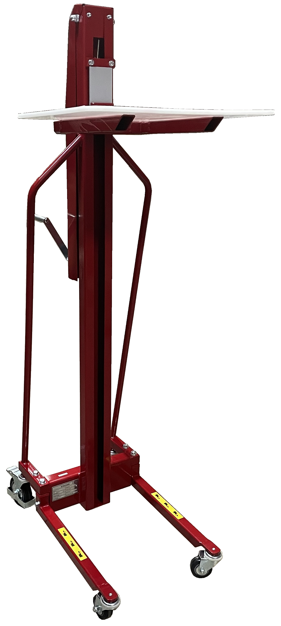 Thumbnail: Pake Handling Tools - Winch Stacker, Manual Work Positioner Truck 220 lbs Cap.
