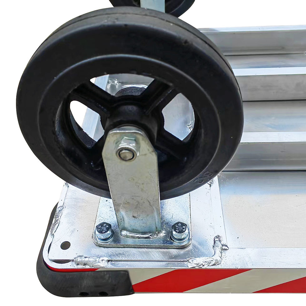 Thumbnail: Platform Truck, Aluminum Smooth Deck, 24" x 48", 8" Rubber Casters, 2000 Lb. Cap