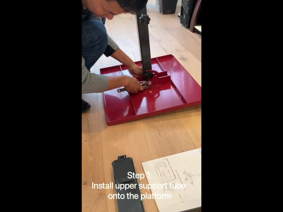 Thumbnail: Pake Handling Tools Tilting Work Stand, 150 lbs Cap. 22x21", 28 to 38" Height