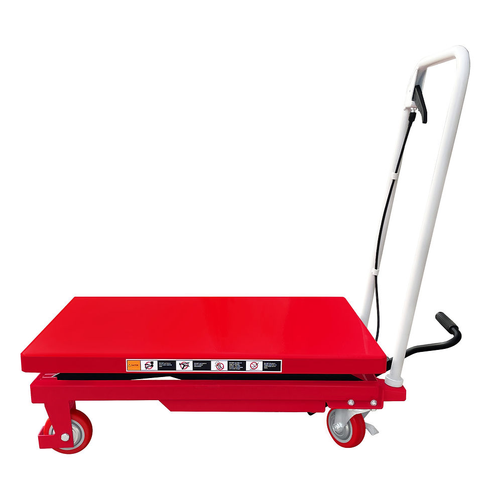 Thumbnail: Premium Scissor Lift Table, 500 lb. Cap, 27.75"L x 17.75"W, 8.25" - 28.5"H