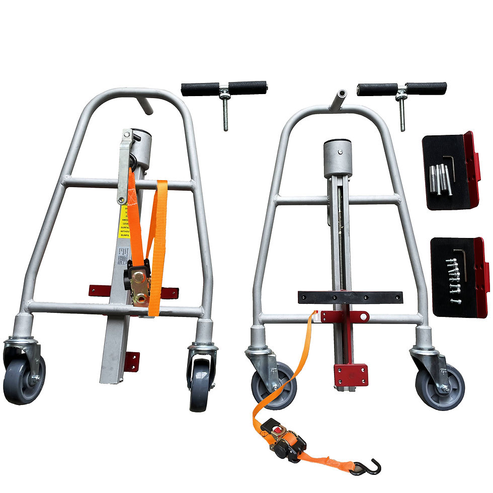 Thumbnail: Manual Furniture Mover, 1100 lb. Cap, 96" Each Strap Length, Machinery Mover