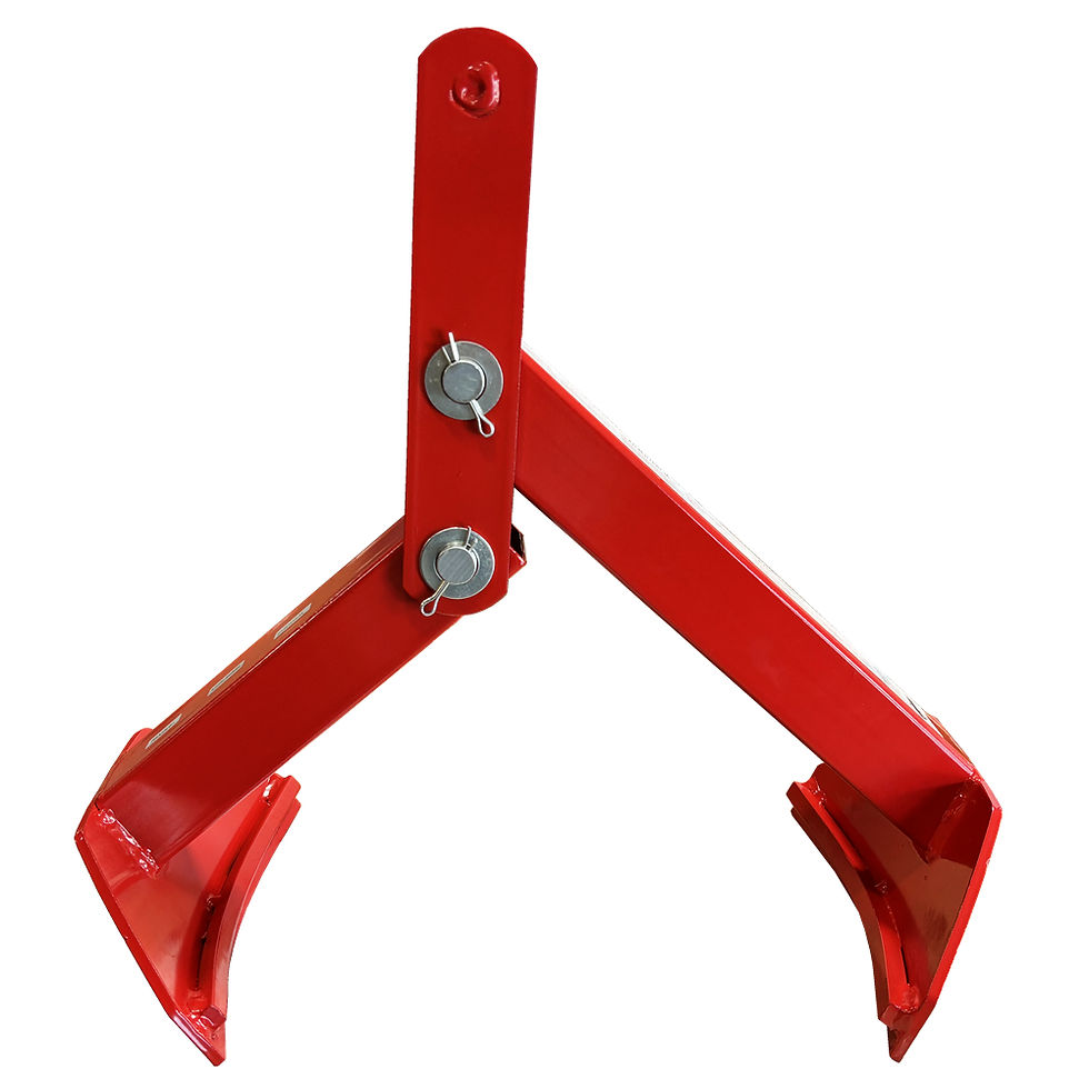 Thumbnail: Pake Handling Tools Steel Drum Lifter, 1100 lbs Working Load Limit (WLL)